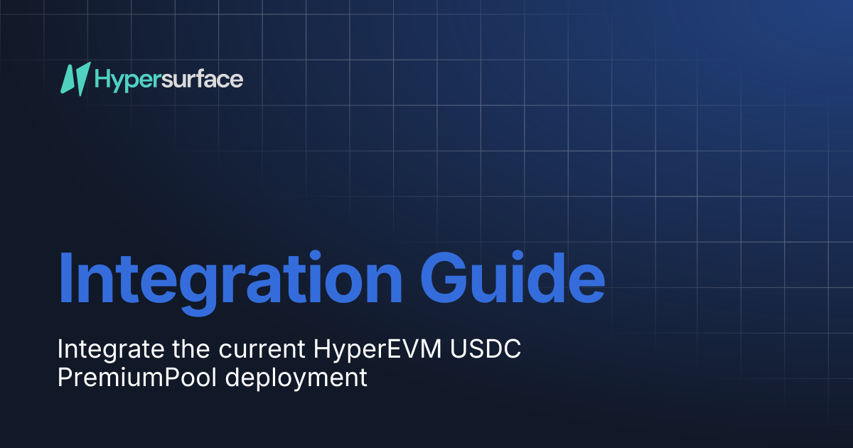 Integration Guide | Hypersurface Docs